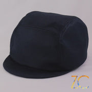 Cycling Cap - Dark Teal Blue Hemp Twill