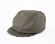 Cycling Cap - Olive Green Hemp Twill