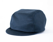 Cycling Cap - Dark Teal Blue Hemp Twill