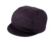 Cycling Cap - Deep Burgundy Hemp Twill