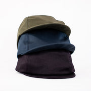 Cycling Cap - Deep Burgundy Hemp Twill