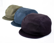 Cycling Cap - Deep Burgundy Hemp Twill