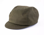 Cycling Cap - Olive Green Hemp Twill