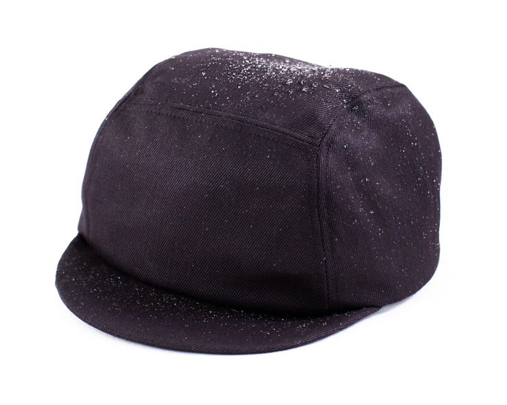 Cycling Cap - Deep Burgundy Hemp Twill