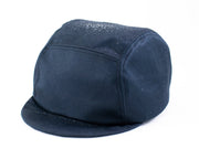 Cycling Cap - Dark Teal Blue Hemp Twill